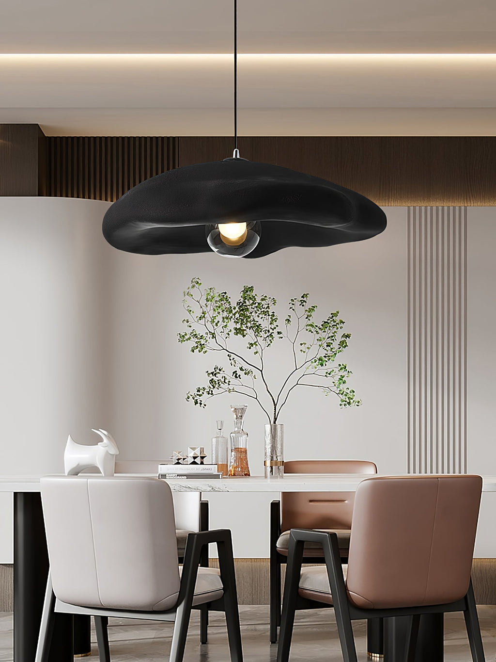 Tavelle Polystyrene Pendant Light-Moonnatur