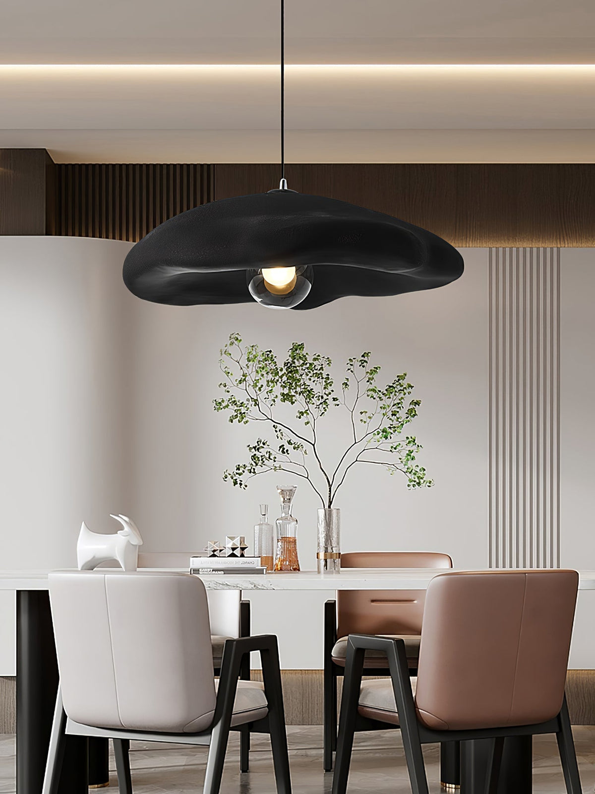 Tavelle Polystyrene Pendant Light-Moonnatur