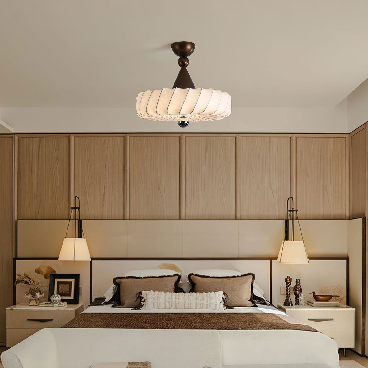 Norrelash Silk Pendant Light-Moonnatur