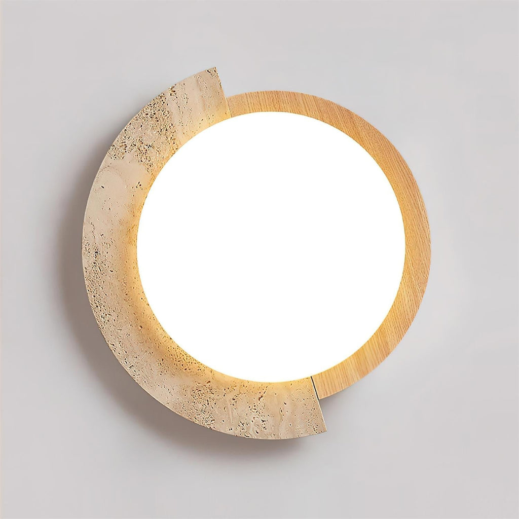Wenrelhill Travertine Ceiling Light-Moonnatur