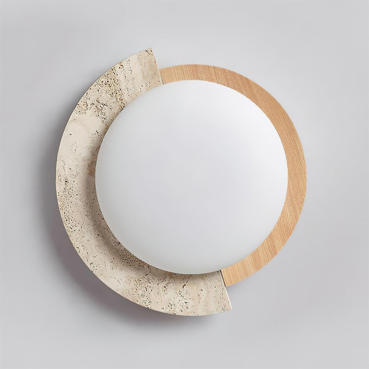 Wenrelhill Travertine Ceiling Light-Moonnatur