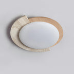 Wenrelhill Travertine Ceiling Light-Moonnatur
