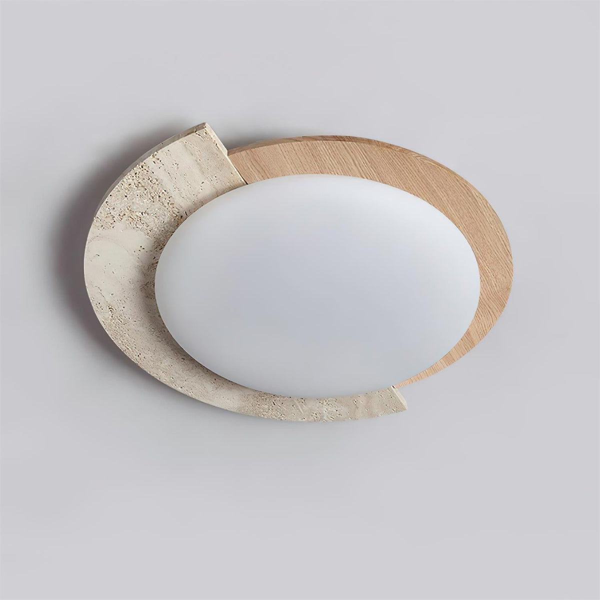Wenrelhill Travertine Ceiling Light-Moonnatur
