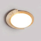 Wenrelhill Travertine Ceiling Light-Moonnatur