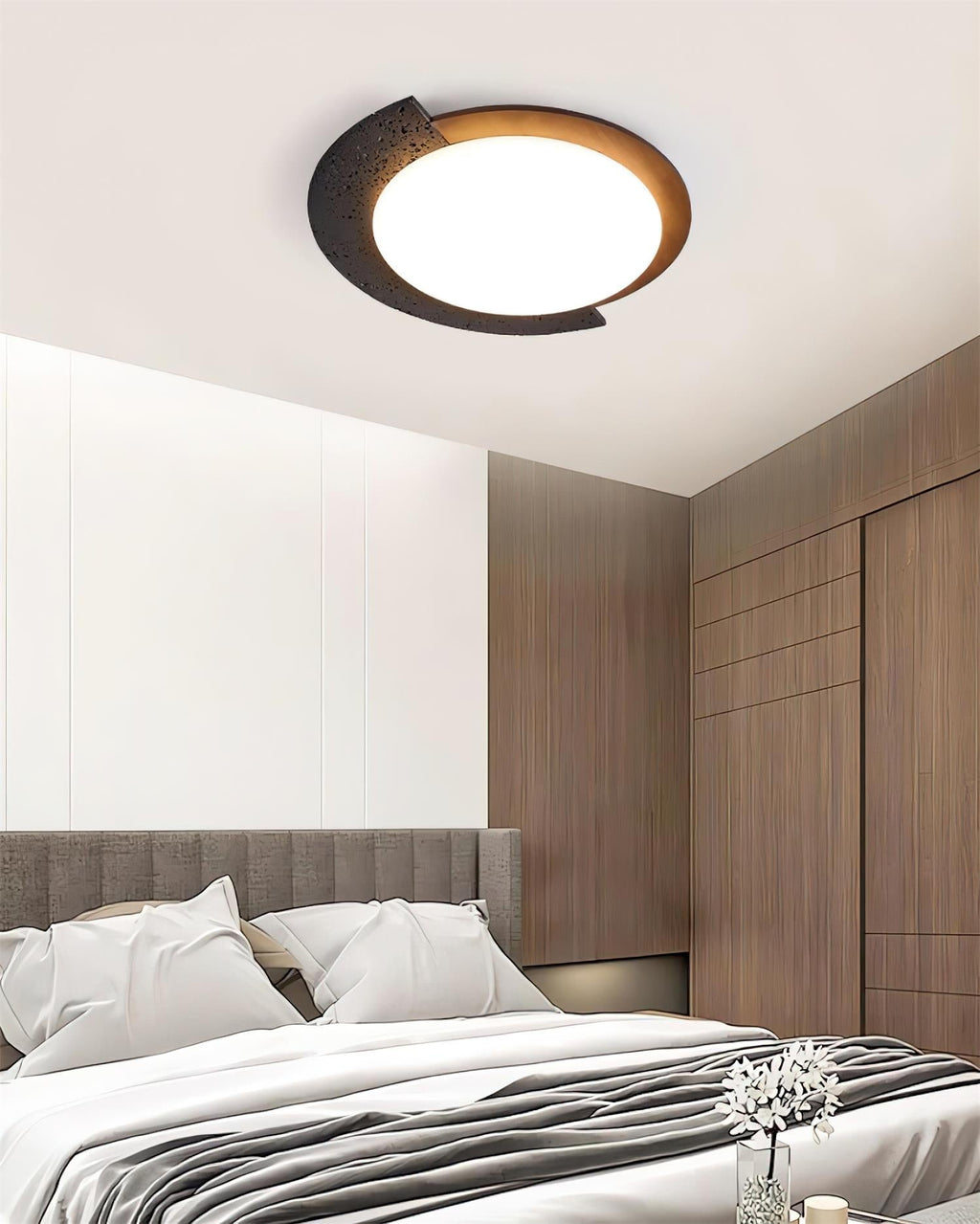 Wenrelhill Travertine Ceiling Light-Moonnatur