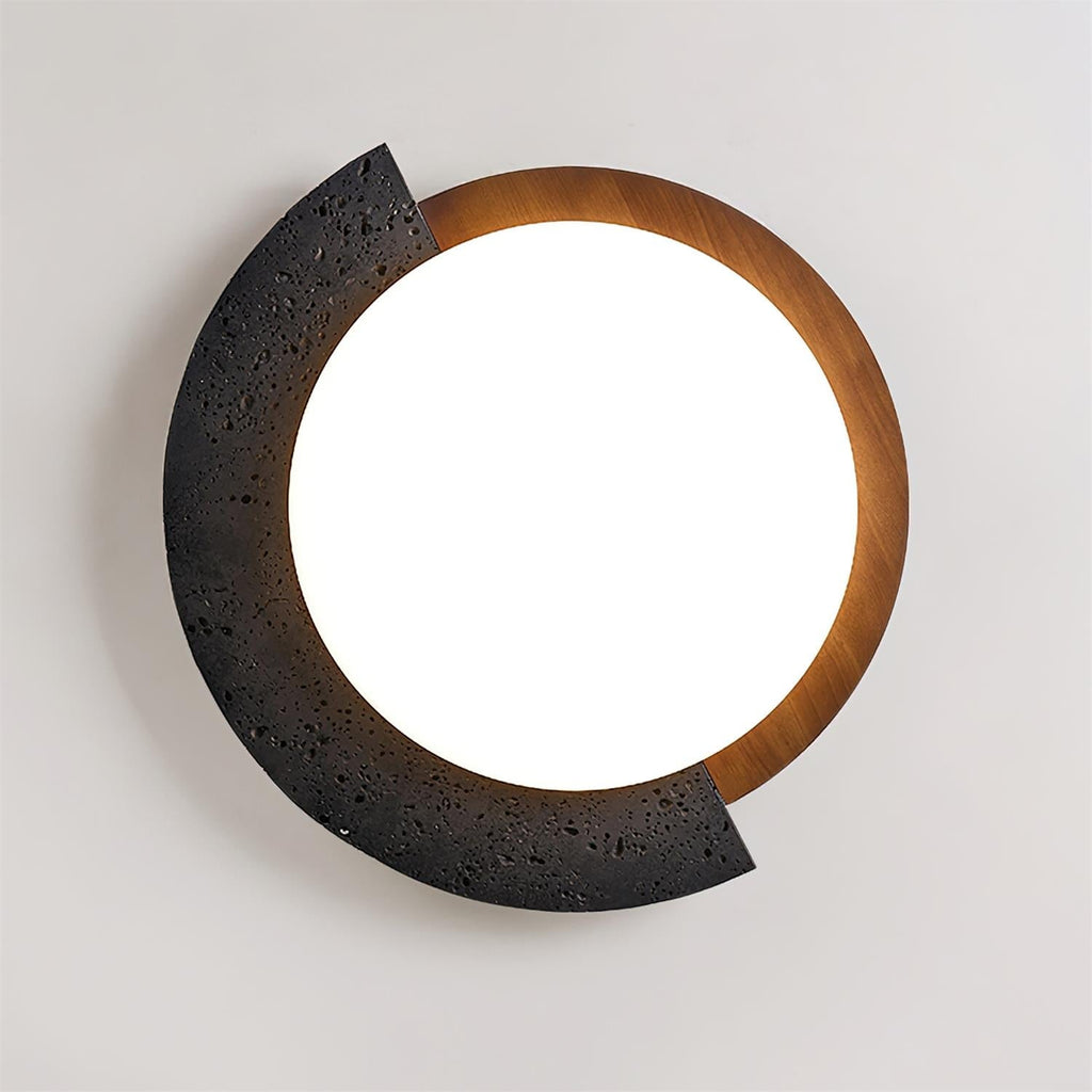 Wenrelhill Travertine Ceiling Light-Moonnatur