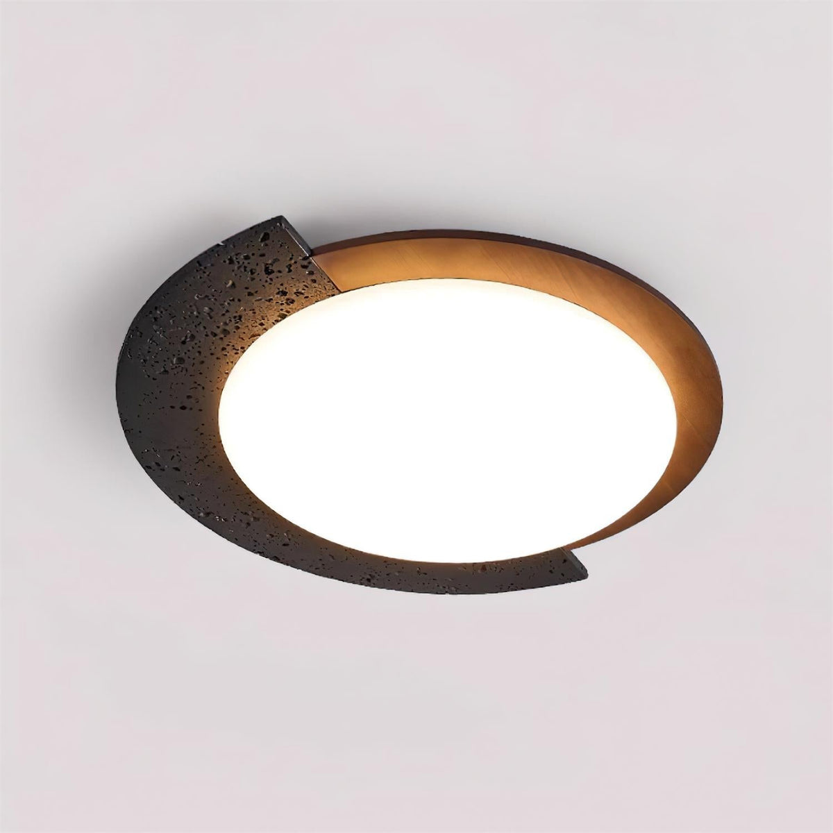 Wenrelhill Travertine Ceiling Light-Moonnatur