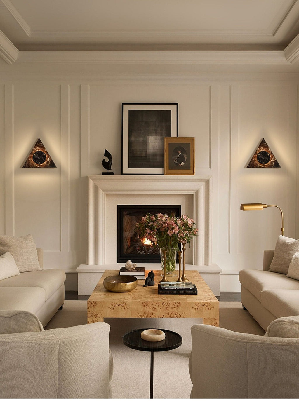 Edrenena Marble Wall Light-Moonnatur