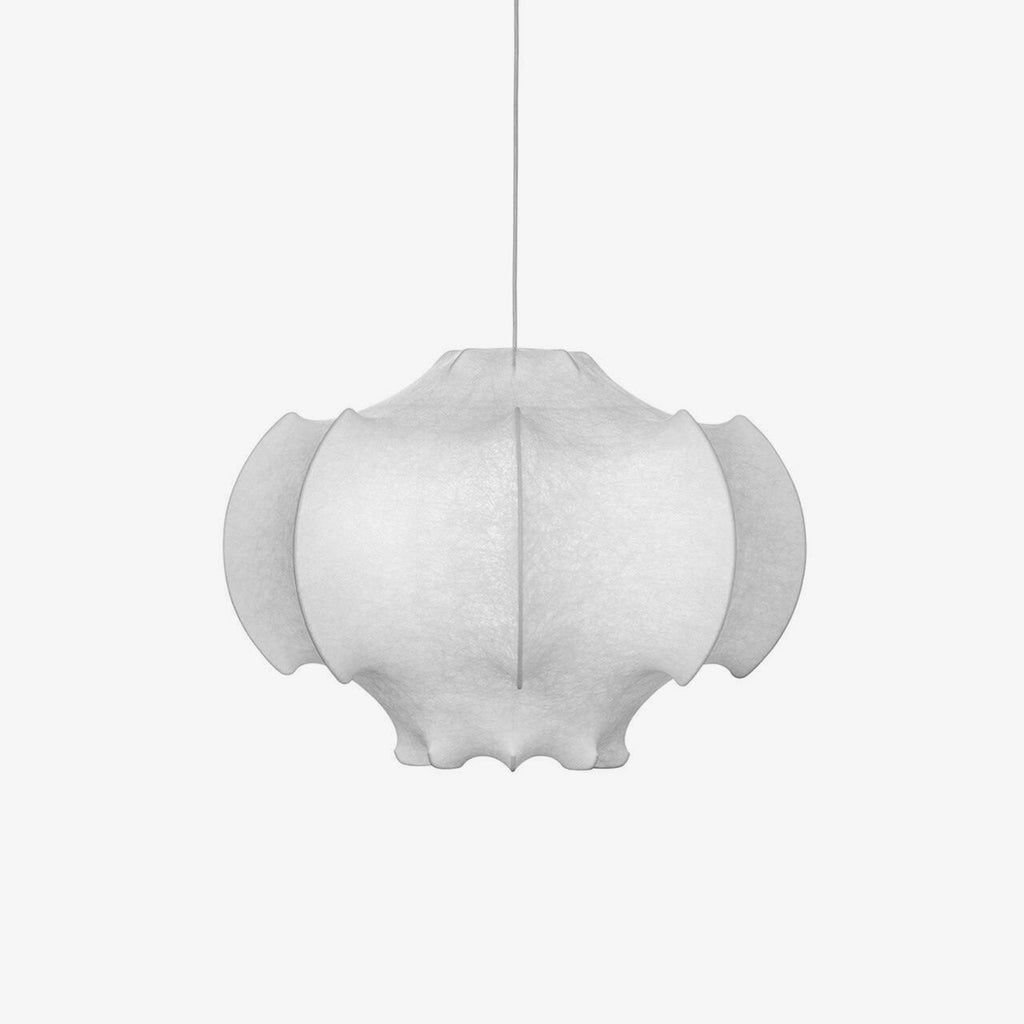 Grevenna Cocoon Silk Pendant Light-Moonnatur
