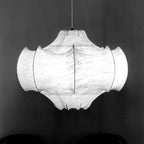 Grevenna Cocoon Silk Pendant Light-Moonnatur