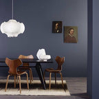 Grevenna Cocoon Silk Pendant Light-Moonnatur