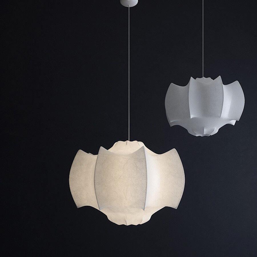Grevenna Cocoon Silk Pendant Light-Moonnatur