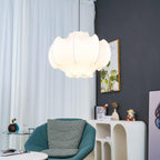 Grevenna Cocoon Silk Pendant Light-Moonnatur