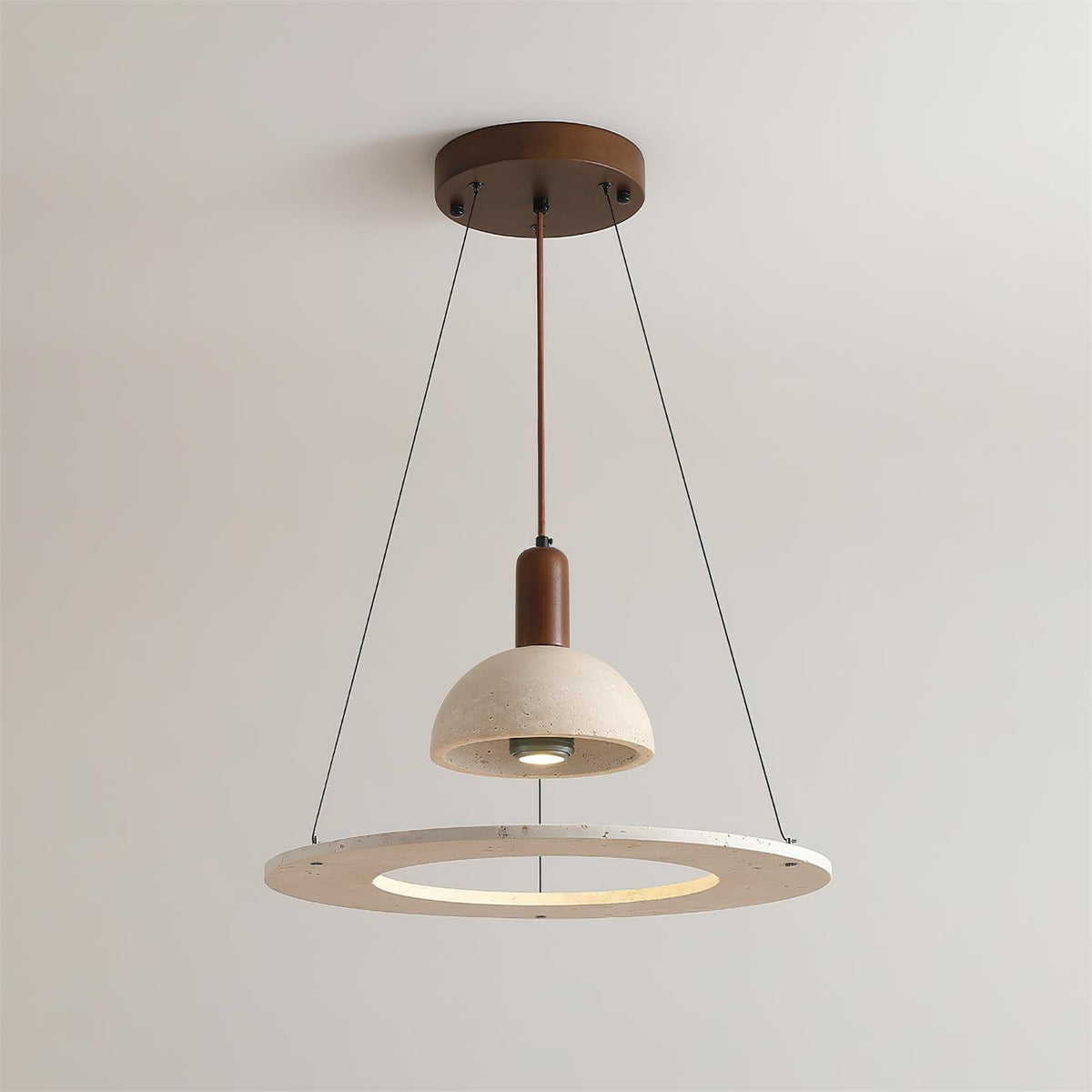 Ravensora Travertine Pendant Light-Moonnatur