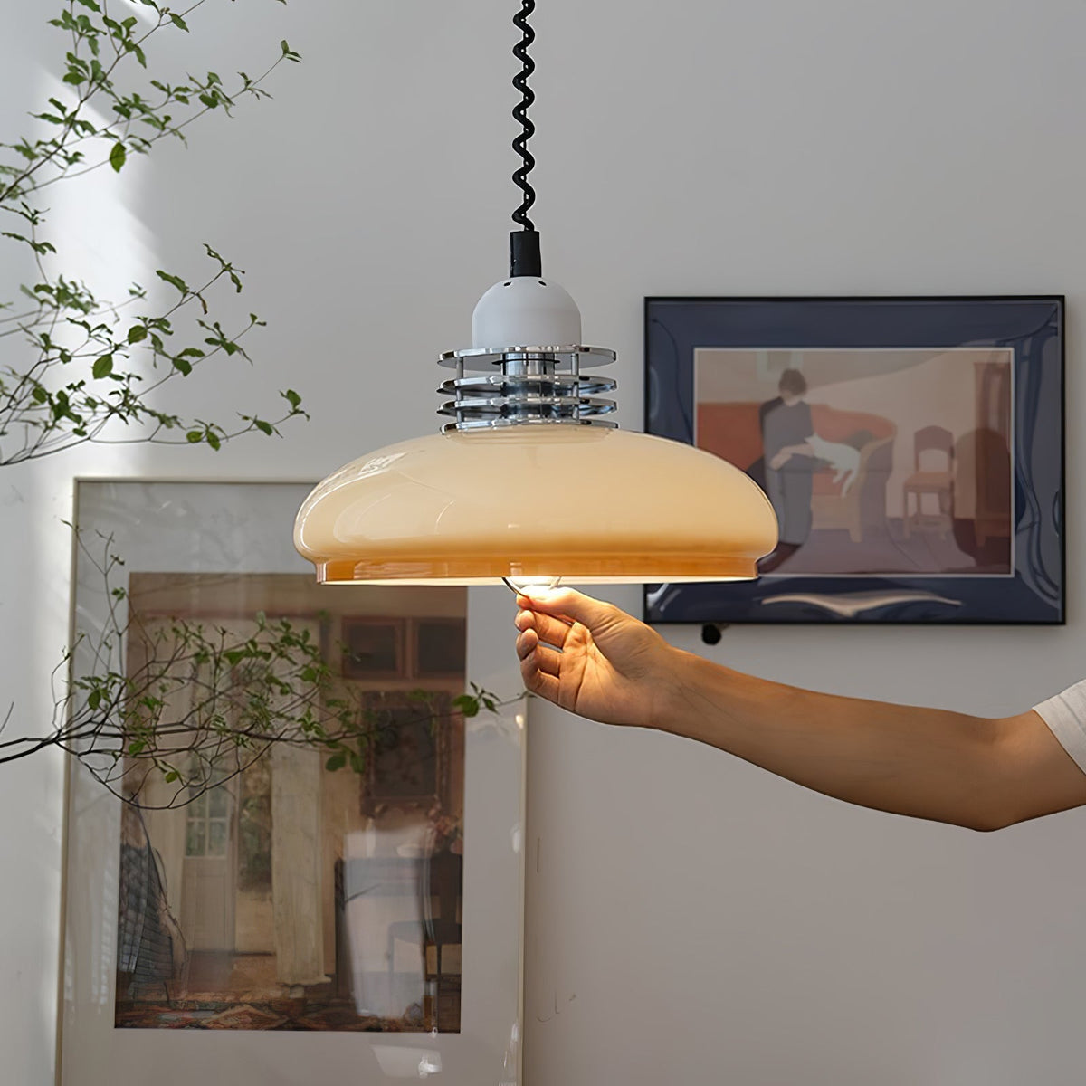 Beldenina Glass Pendant Light-Moonnatur