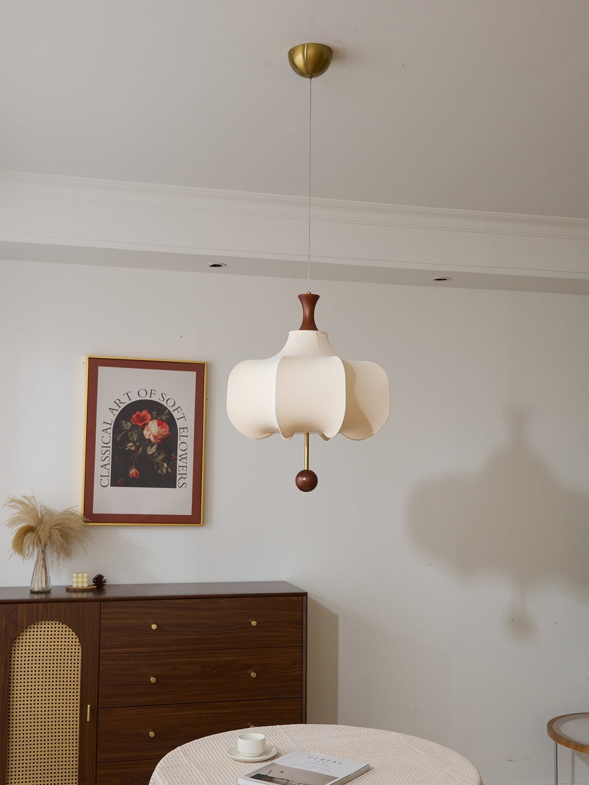 Davenera Fabric Pendant Light-Moonnatur