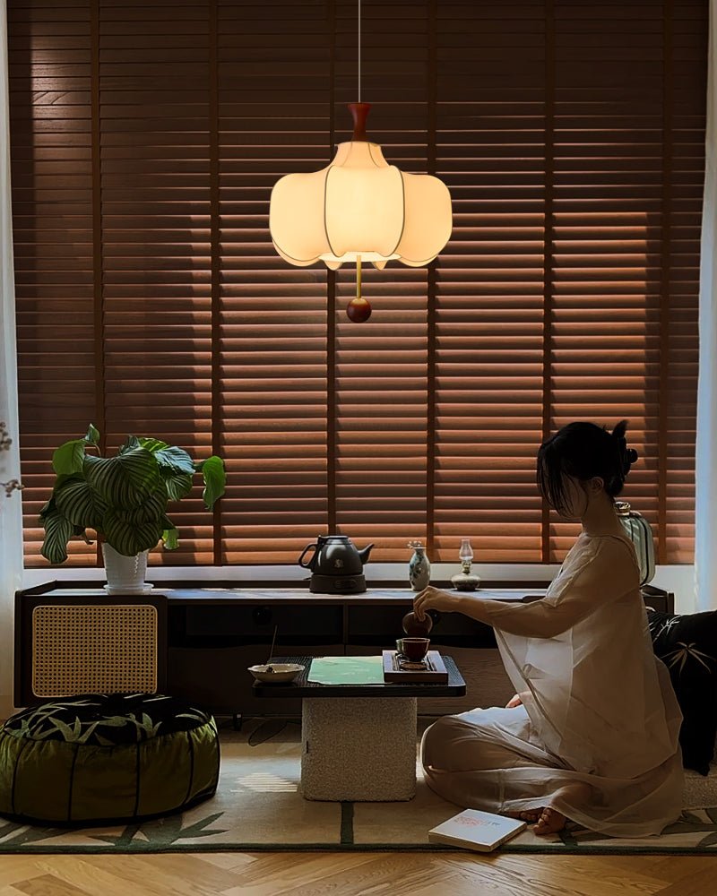 Davenera Fabric Pendant Light-Moonnatur