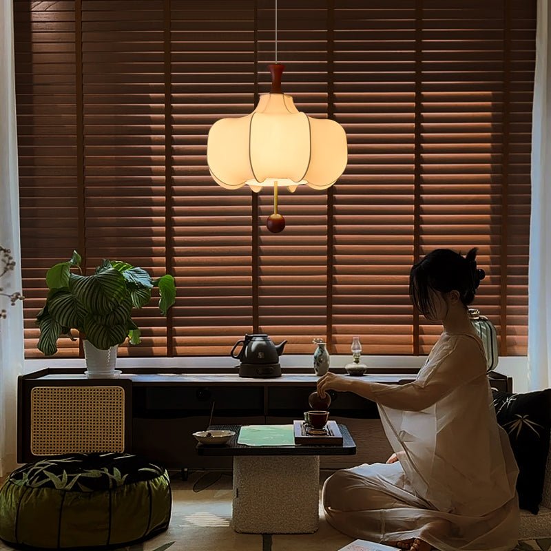 Davenera Fabric Pendant Light-Moonnatur