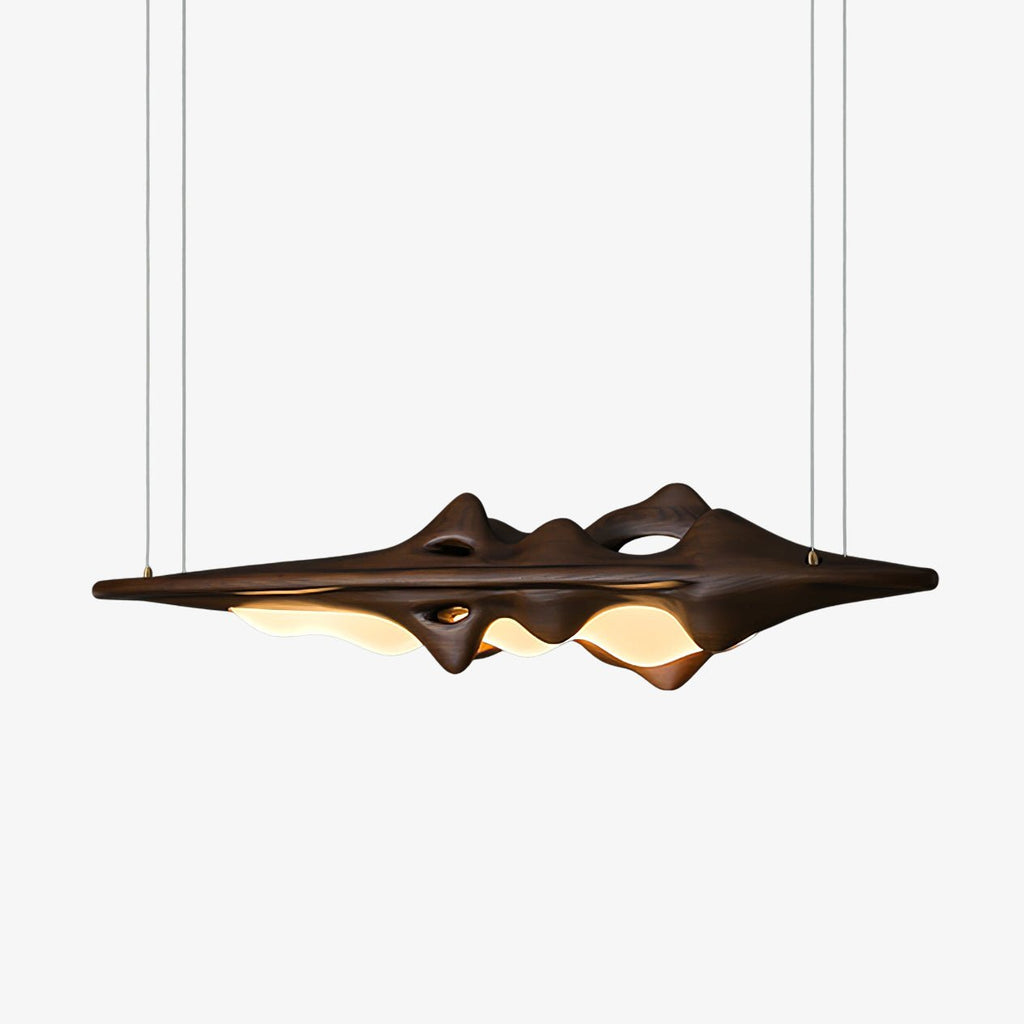 Vesparia Wood Pendant Light-Moonnatur