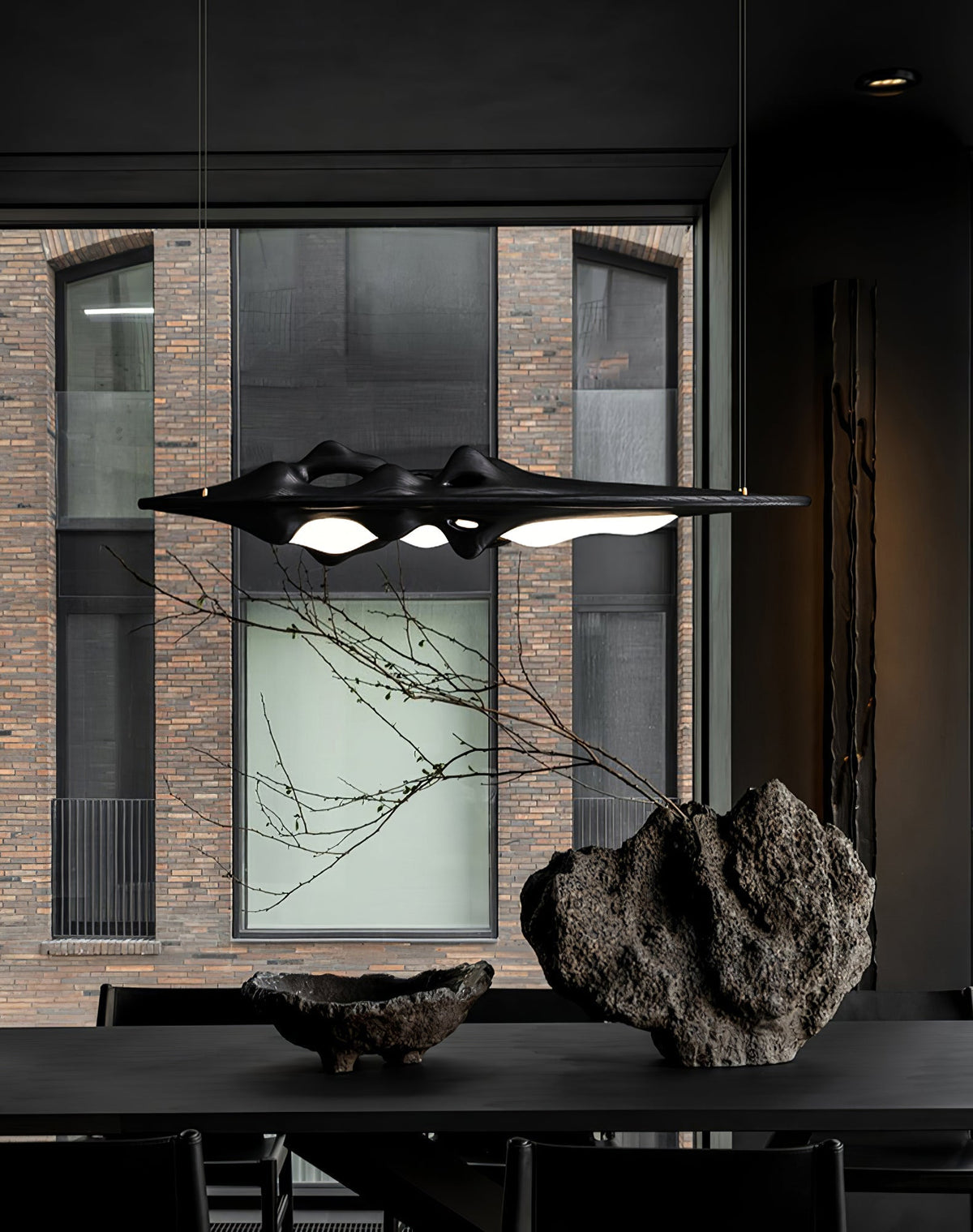 Vesparia Wood Pendant Light-Moonnatur