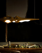Vesparia Wood Pendant Light-Moonnatur