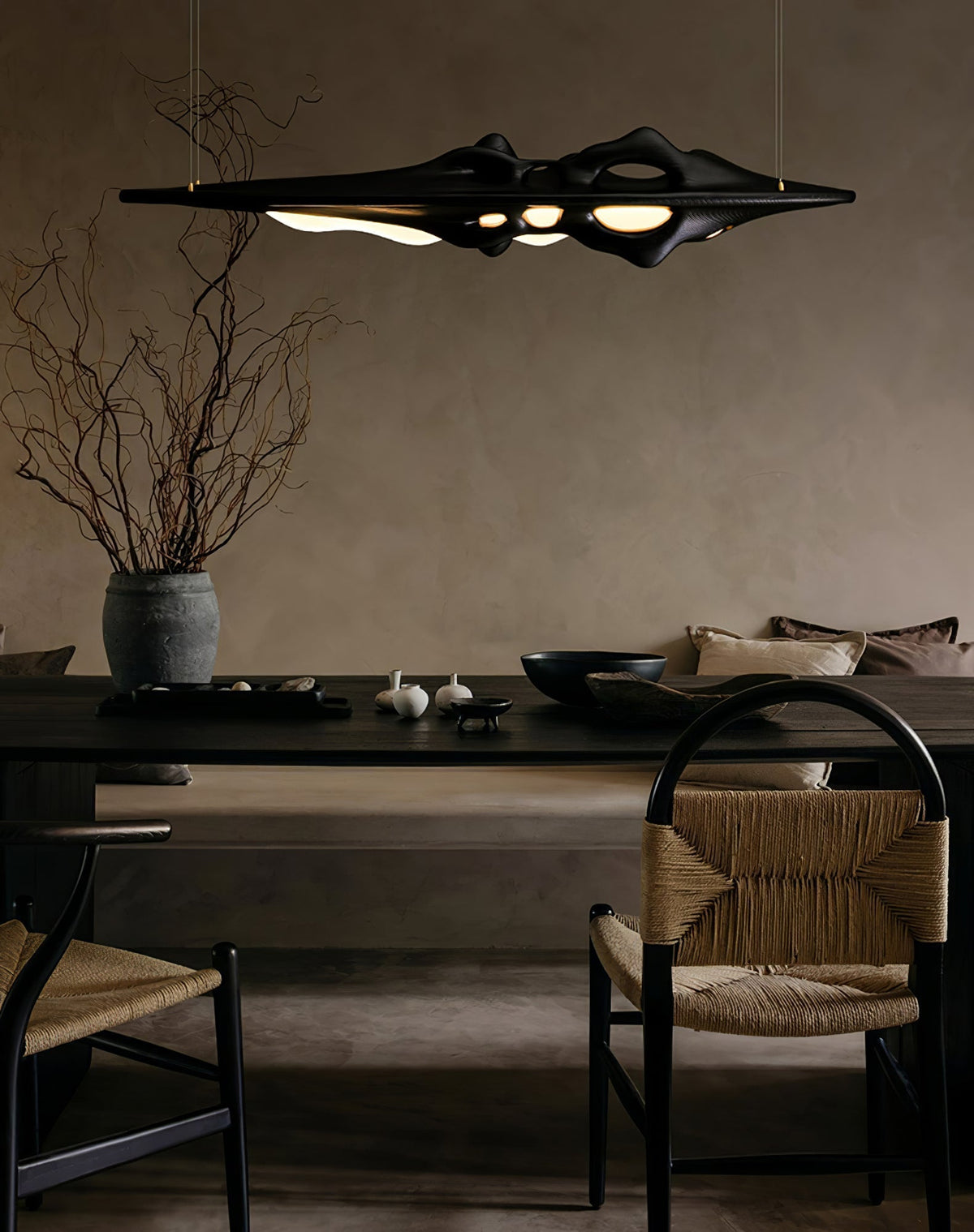 Vesparia Wood Pendant Light-Moonnatur