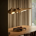 Vesparia Wood Pendant Light-Moonnatur