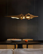 Vesparia Wood Pendant Light-Moonnatur