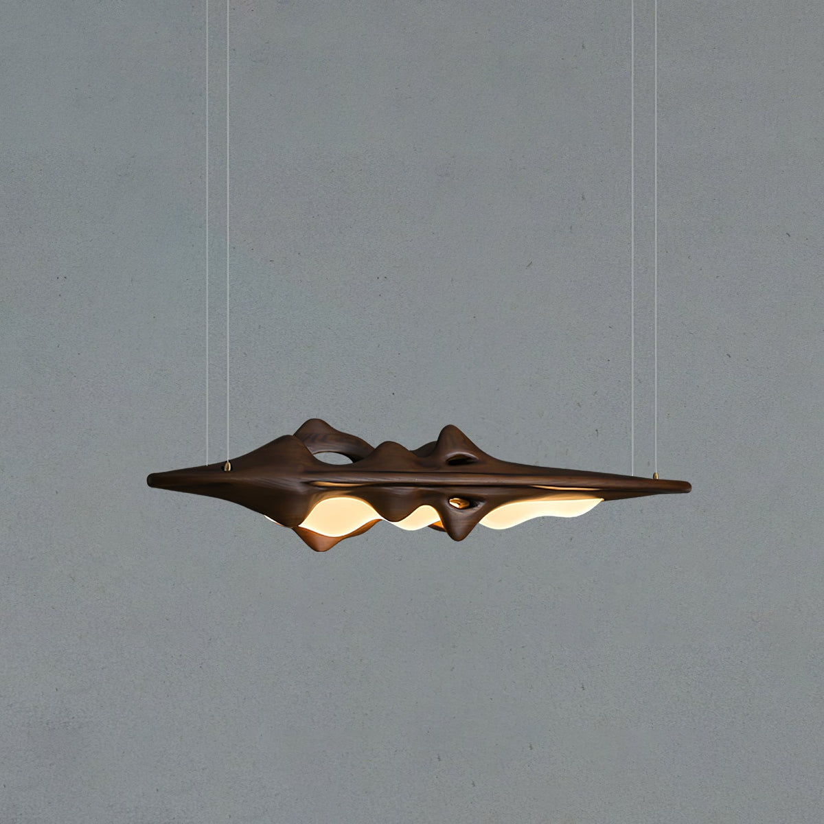 Vesparia Wood Pendant Light-Moonnatur