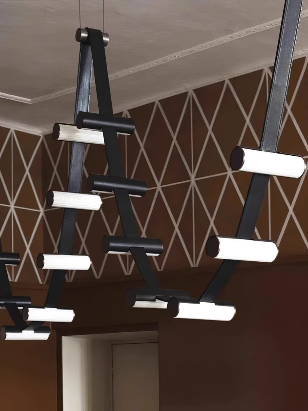 Meldenden Leather Pendant Light-Moonnatur