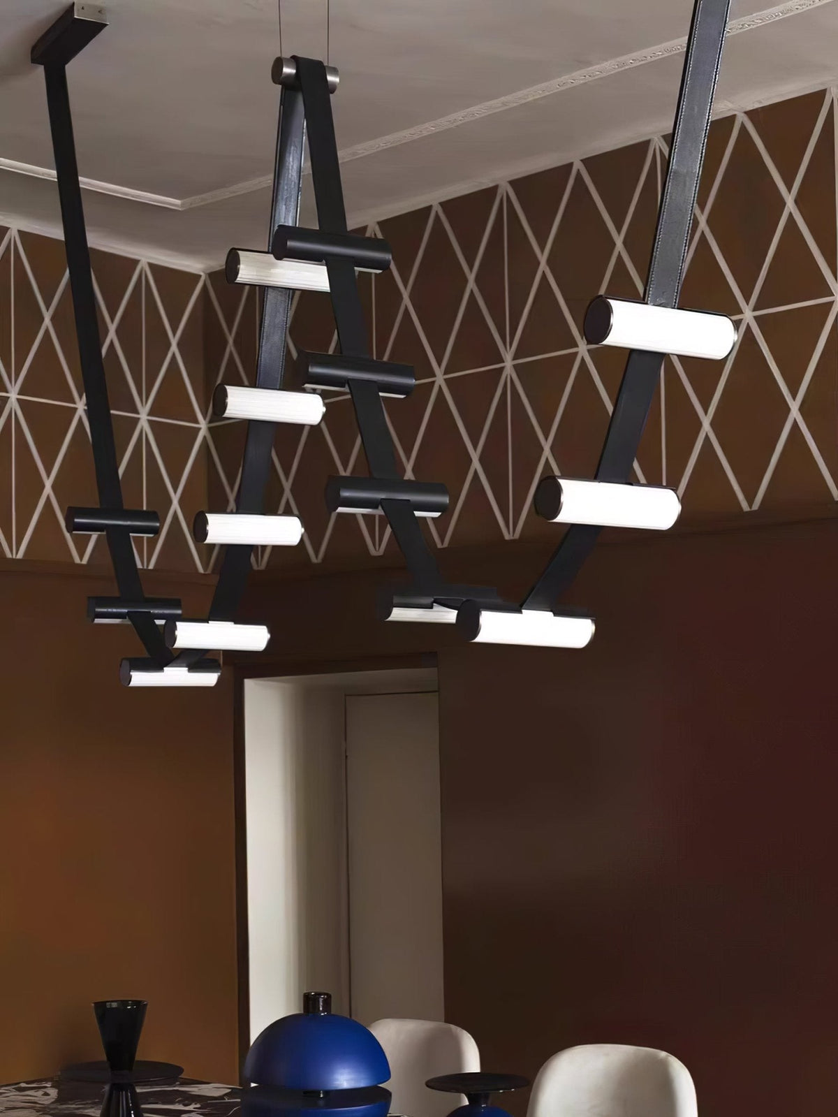 Meldenden Leather Pendant Light-Moonnatur