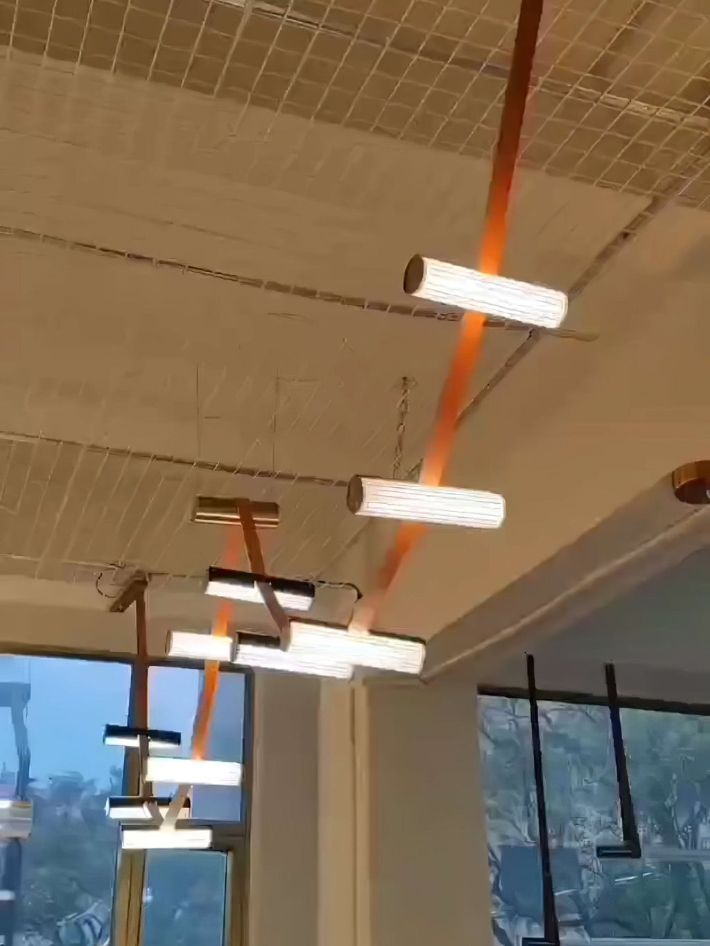 Meldenden Leather Pendant Light-Moonnatur