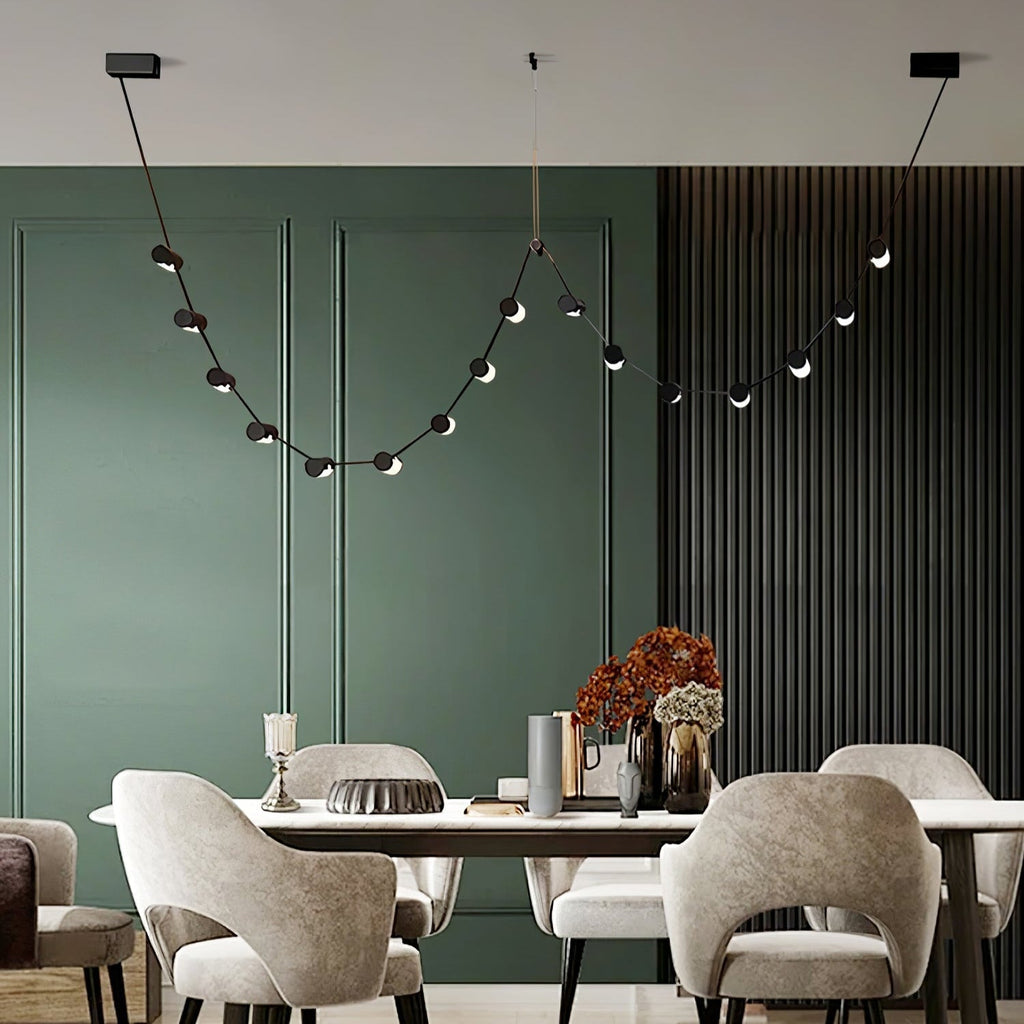 Meldenden Leather Pendant Light-Moonnatur