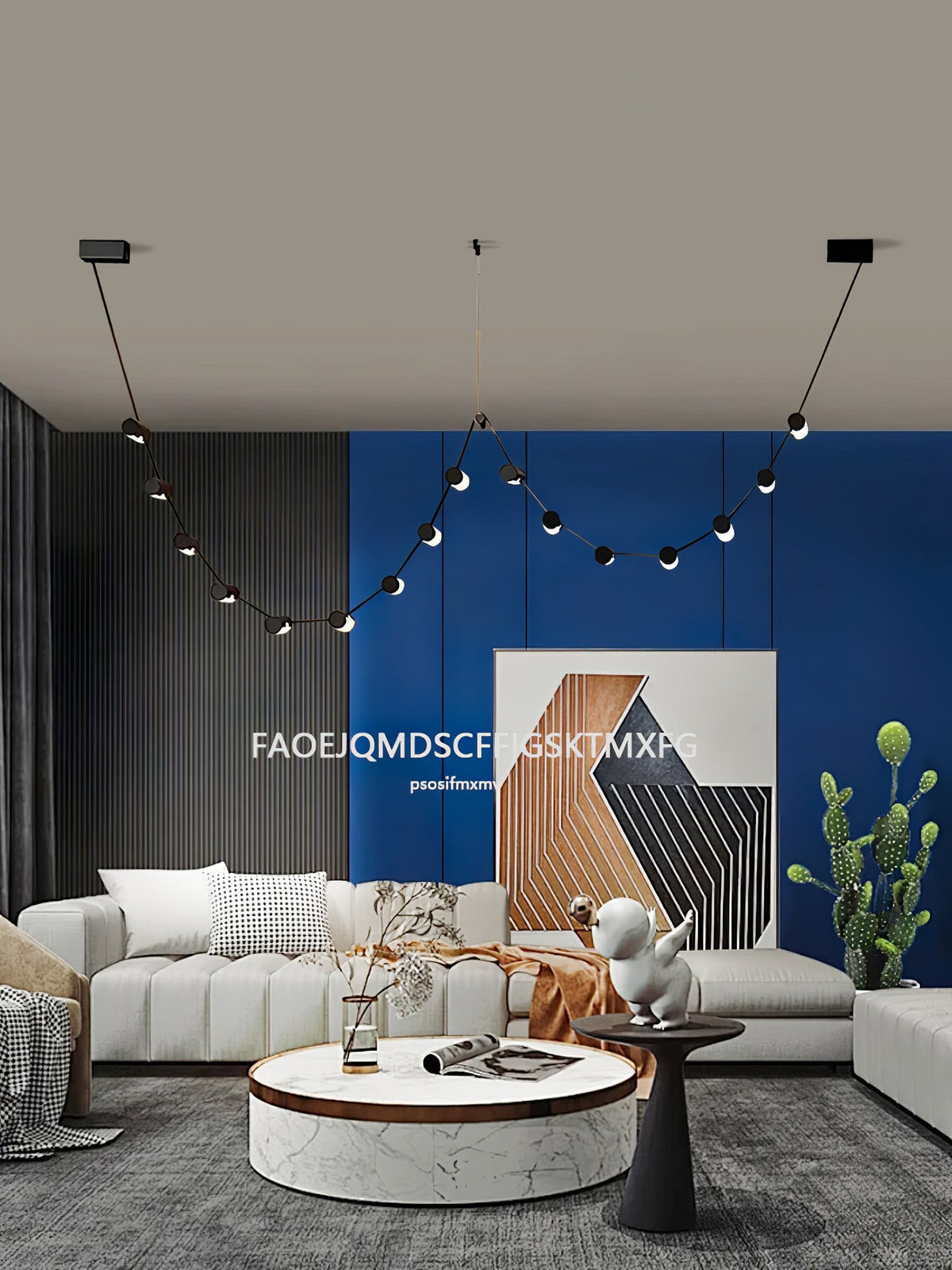 Meldenden Leather Pendant Light-Moonnatur