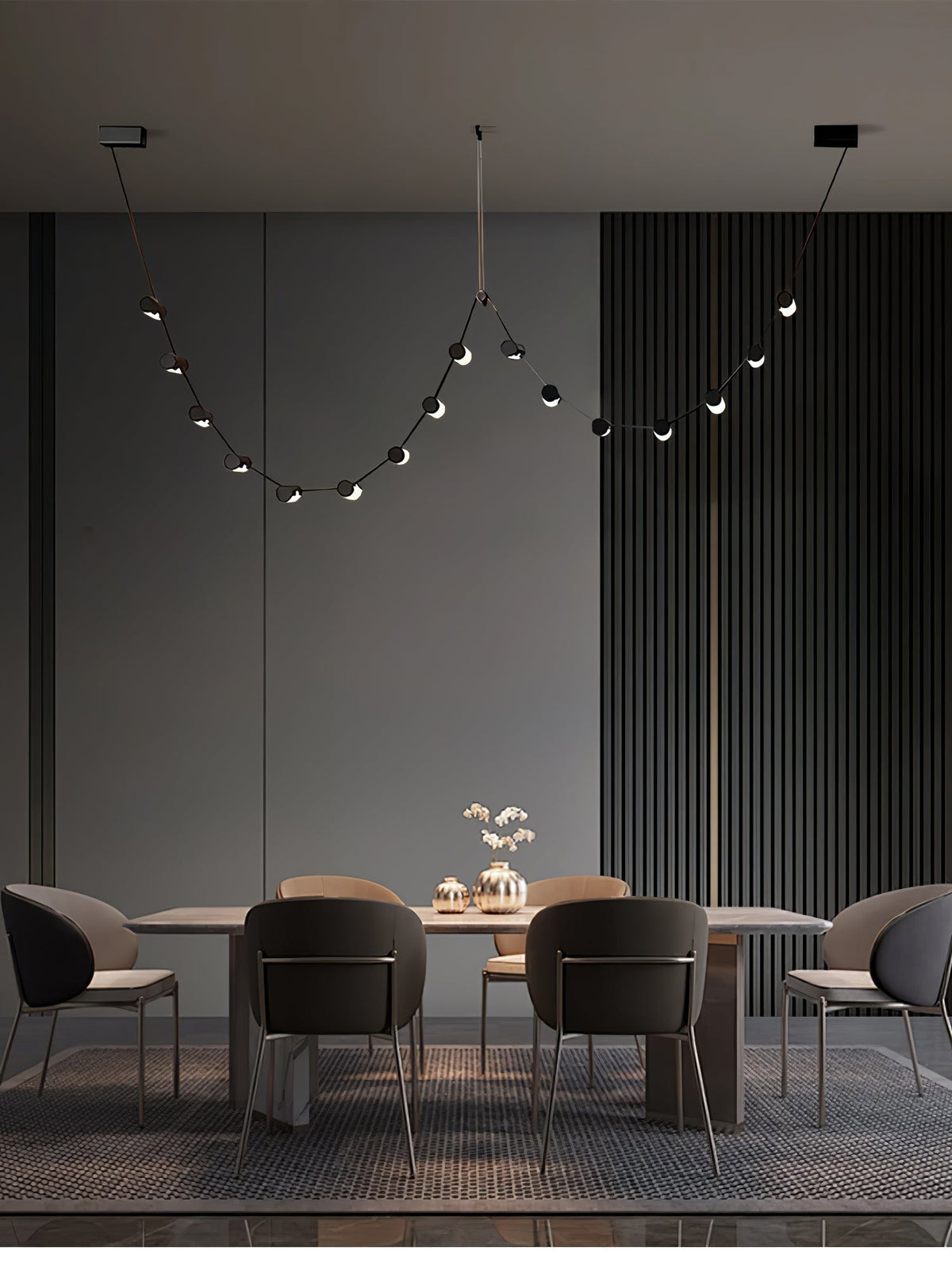 Meldenden Leather Pendant Light-Moonnatur