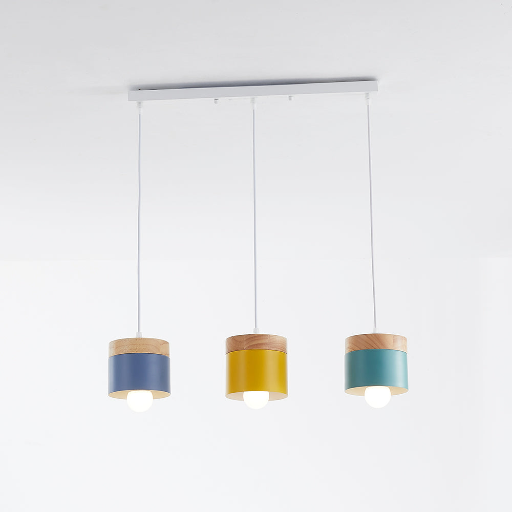 Hadrenash Wood Pendant Light-Moonnatur