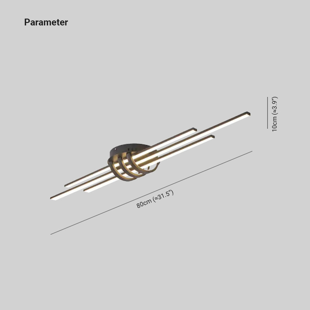 Faldenbrook Acrylic Ceiling Light-Moonnatur