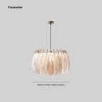Grenelrose Feather Pendant Light-Moonnatur