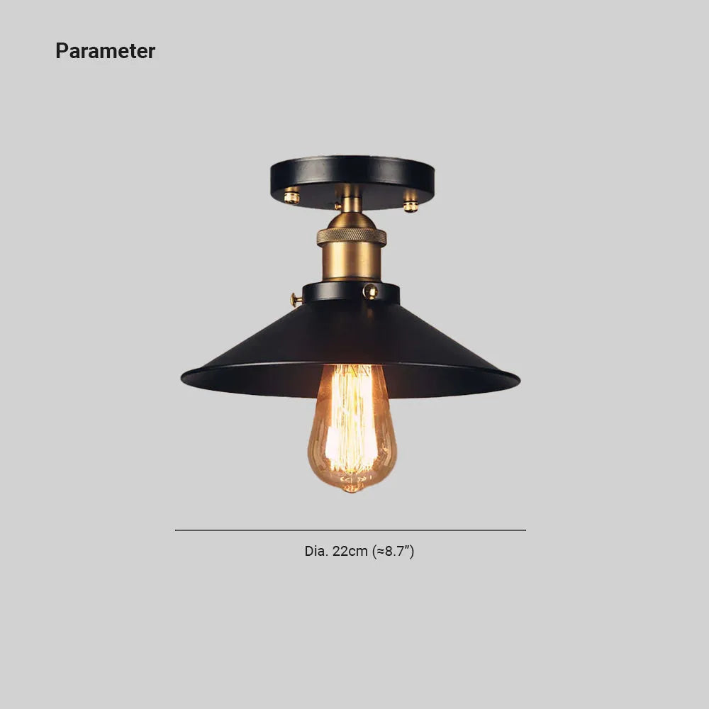 Emrenheath Metal Ceiling Light-Moonnatur