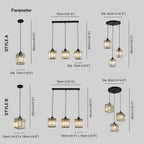 Erlenley Glass Pendant Light-Moonnatur