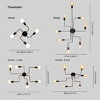 Ivrenhill Metal Ceiling Light-Moonnatur