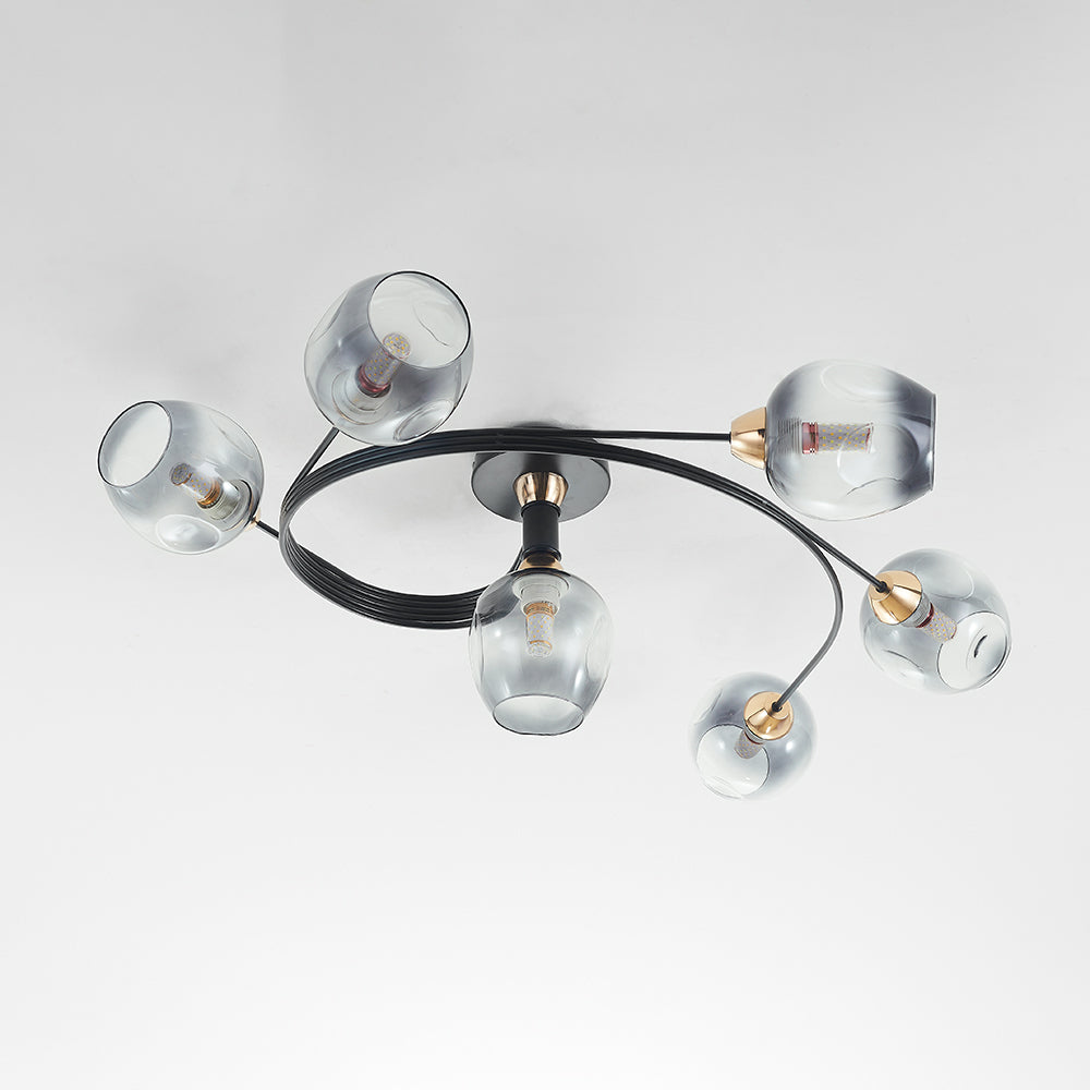 Sardenbrook Glass Ceiling Light-Moonnatur