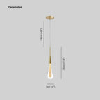 Meldenelyn Crystal Pendant Light-Moonnatur