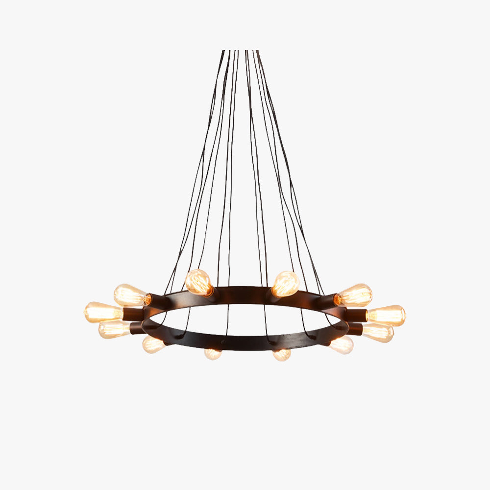 Savenwick Metal Chandelier-Moonnatur