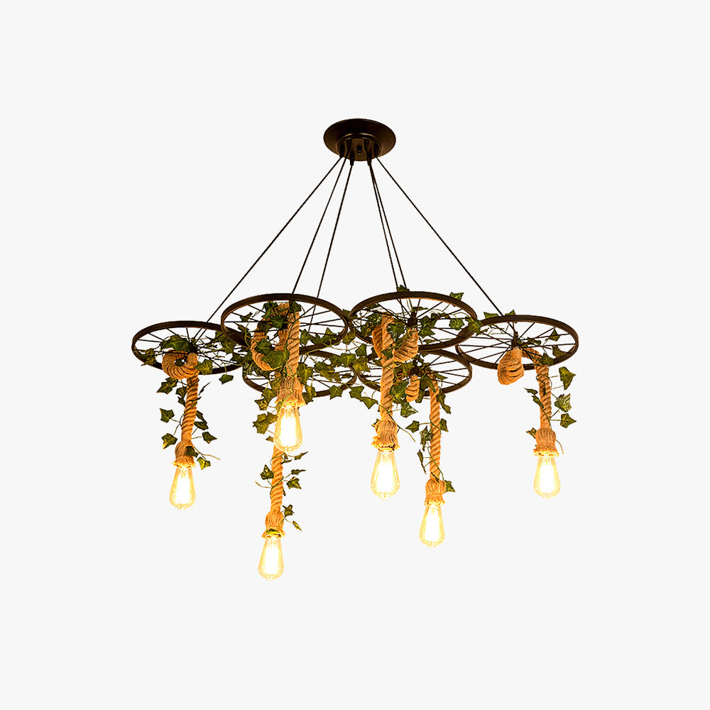 Garnelheath Metal Chandelier-Moonnatur