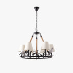 Ferrowwick Fabric Chandelier-Moonnatur