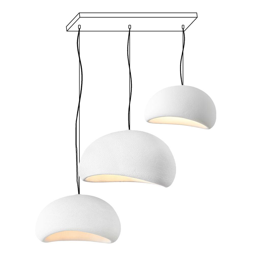 Hadrenwick Polyethylene Chandelier-Moonnatur