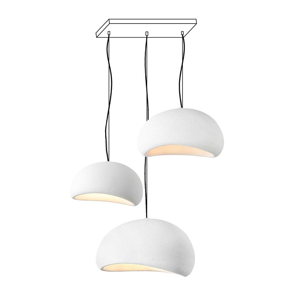 Hadrenwick Polyethylene Chandelier-Moonnatur