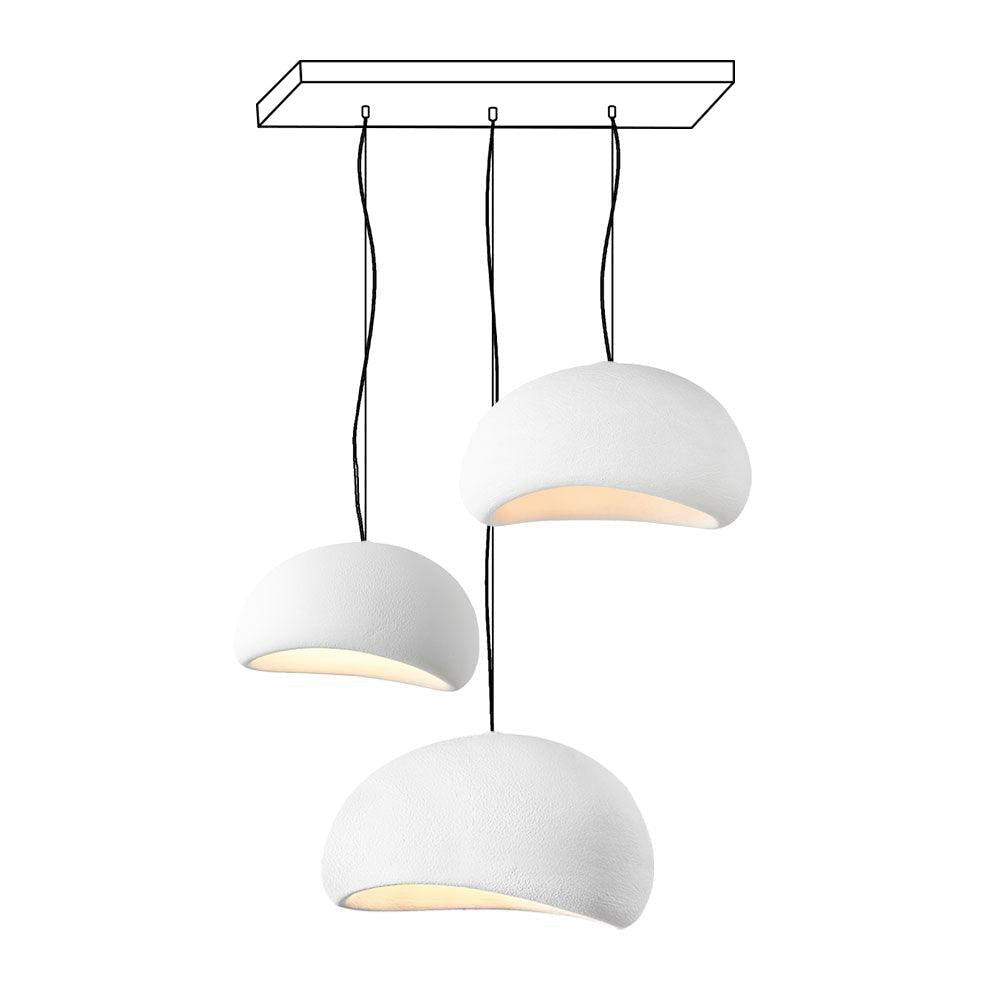 Hadrenwick Polyethylene Chandelier-Moonnatur
