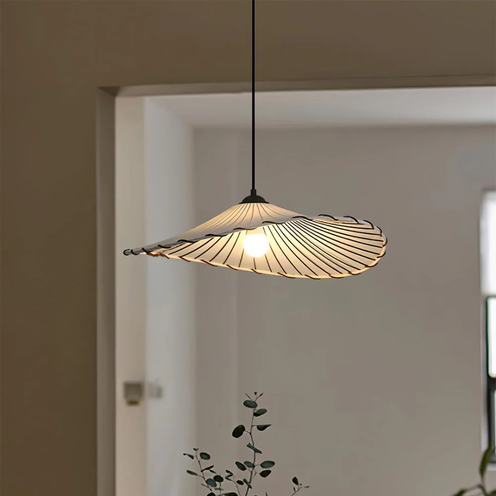 Tarnelheath Fabric Pendant Light-Moonnatur